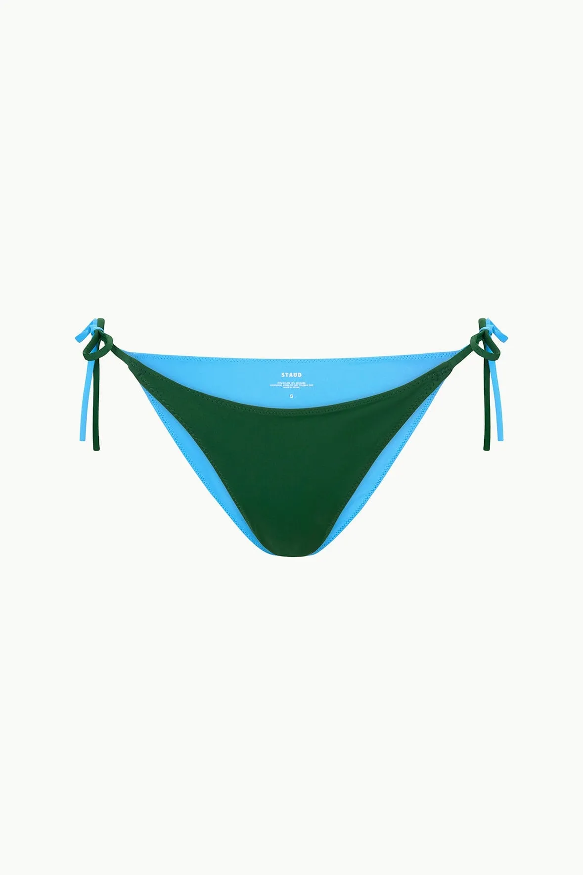 SISLEY SIDE TIE BIKINI BOTTOM | JUNGLE SKY sold by STAUD product image thumbnail 4