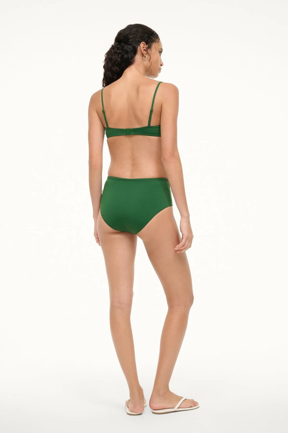 JO BALCONETTE BIKINI TOP | JUNGLE WHITE sold by STAUD product image thumbnail 3