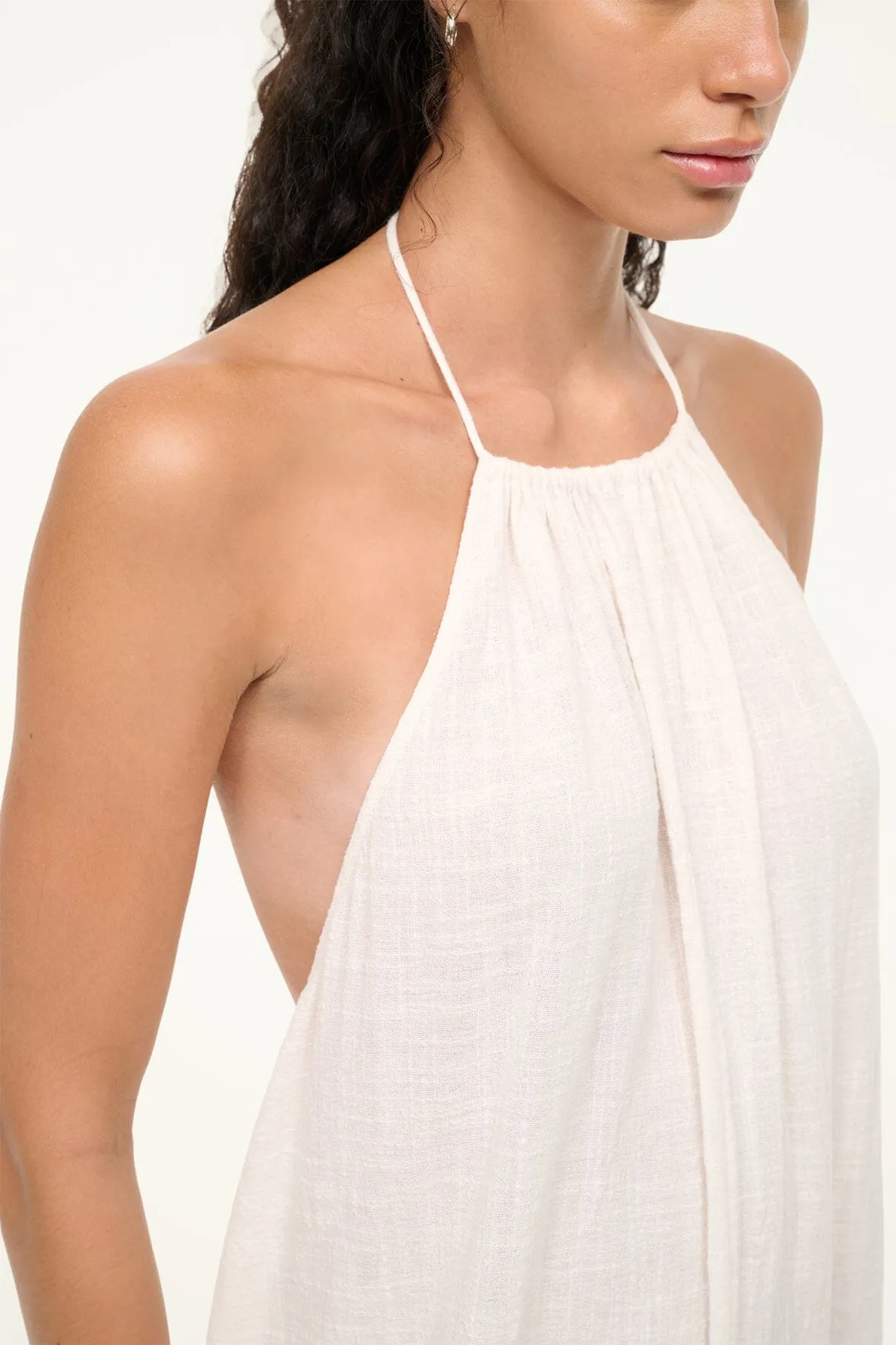 NIGHTSHADE MAXI COVERUP DRESS | BUTTERCREAM sold by STAUD product image thumbnail 4