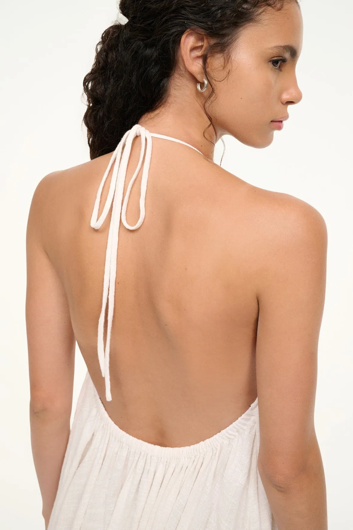 NIGHTSHADE MAXI COVERUP DRESS | BUTTERCREAM sold by STAUD product image thumbnail 5