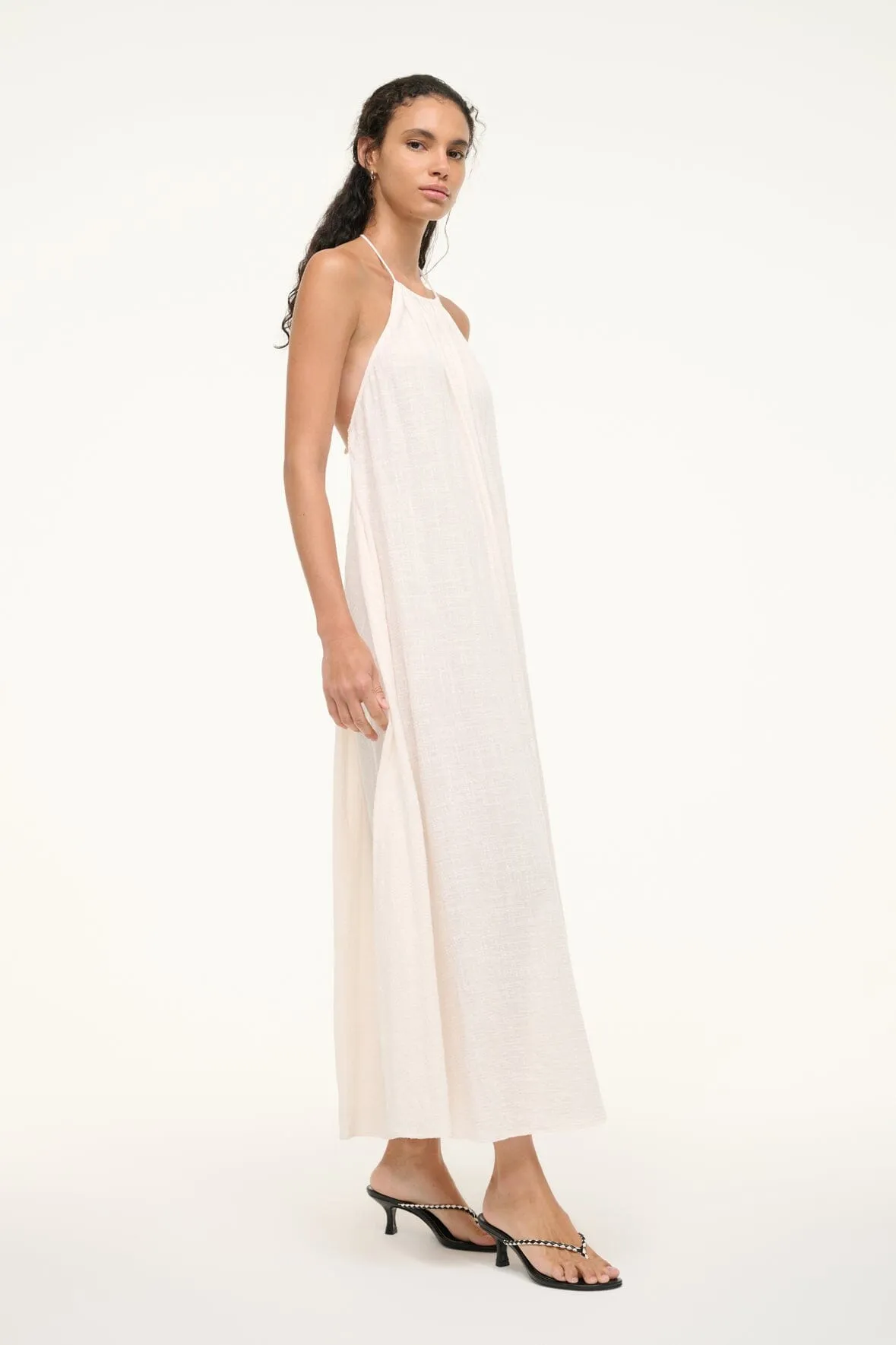 NIGHTSHADE MAXI COVERUP DRESS | BUTTERCREAM sold by STAUD product image thumbnail 3