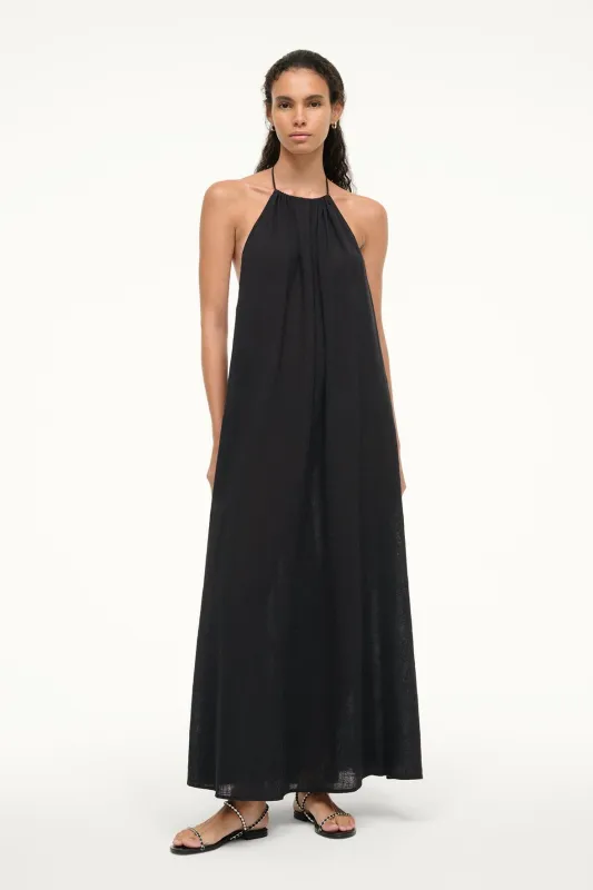 NIGHTSHADE MAXI COVERUP DRESS | BLACK sold by STAUD
