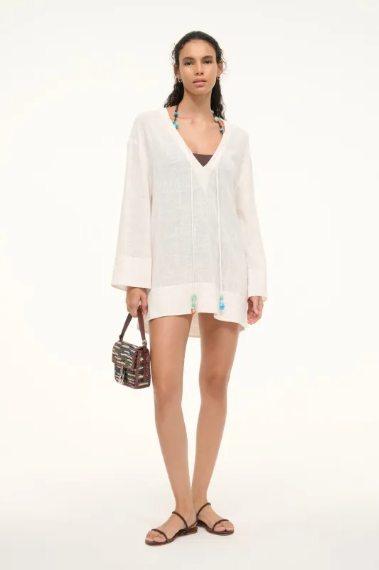 AGAVE MINI COVERUP DRESS | BUTTERCREAM sold by STAUD