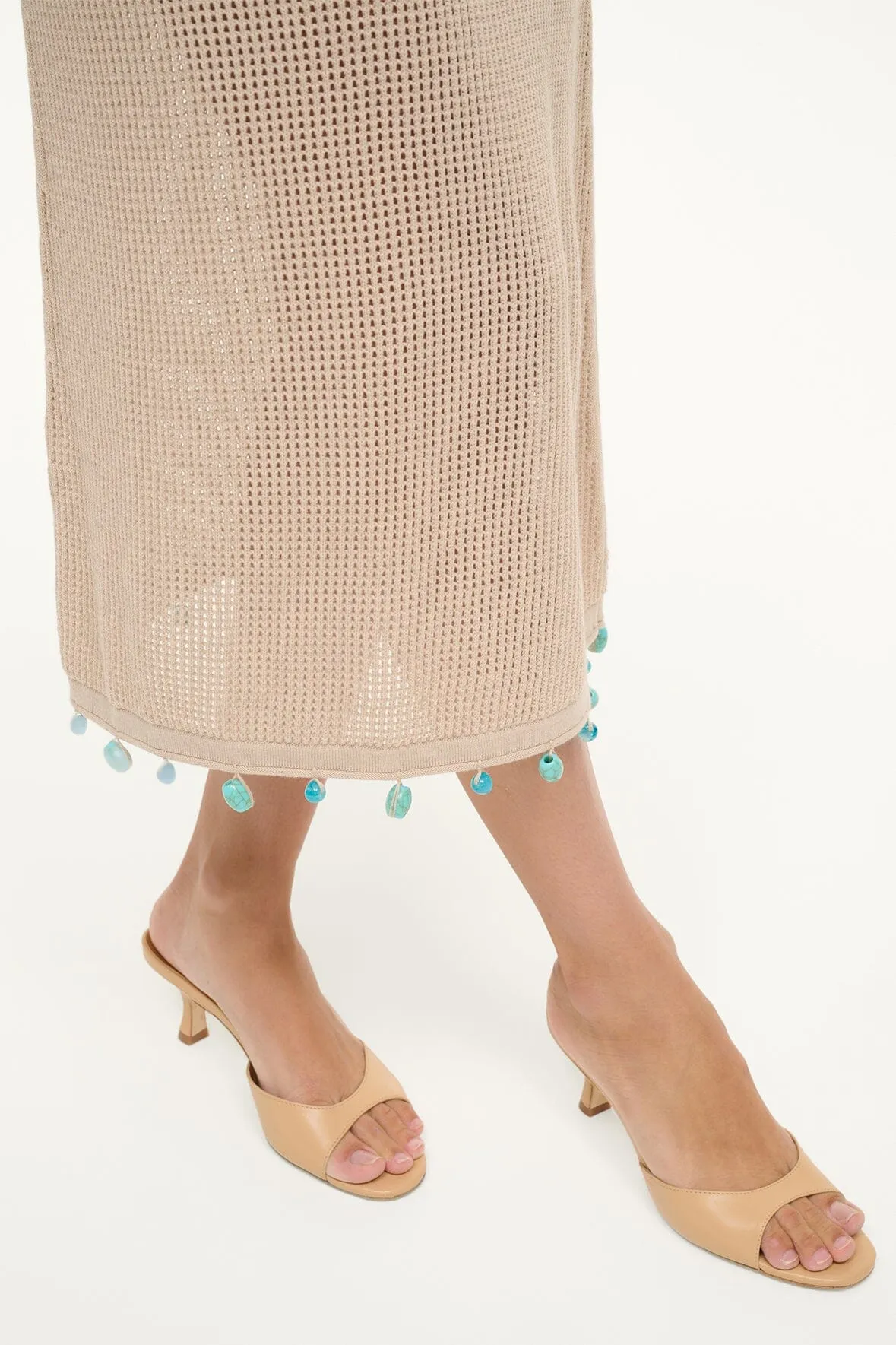 FLORIA DRESS | NATURAL sold by STAUD product image thumbnail 5