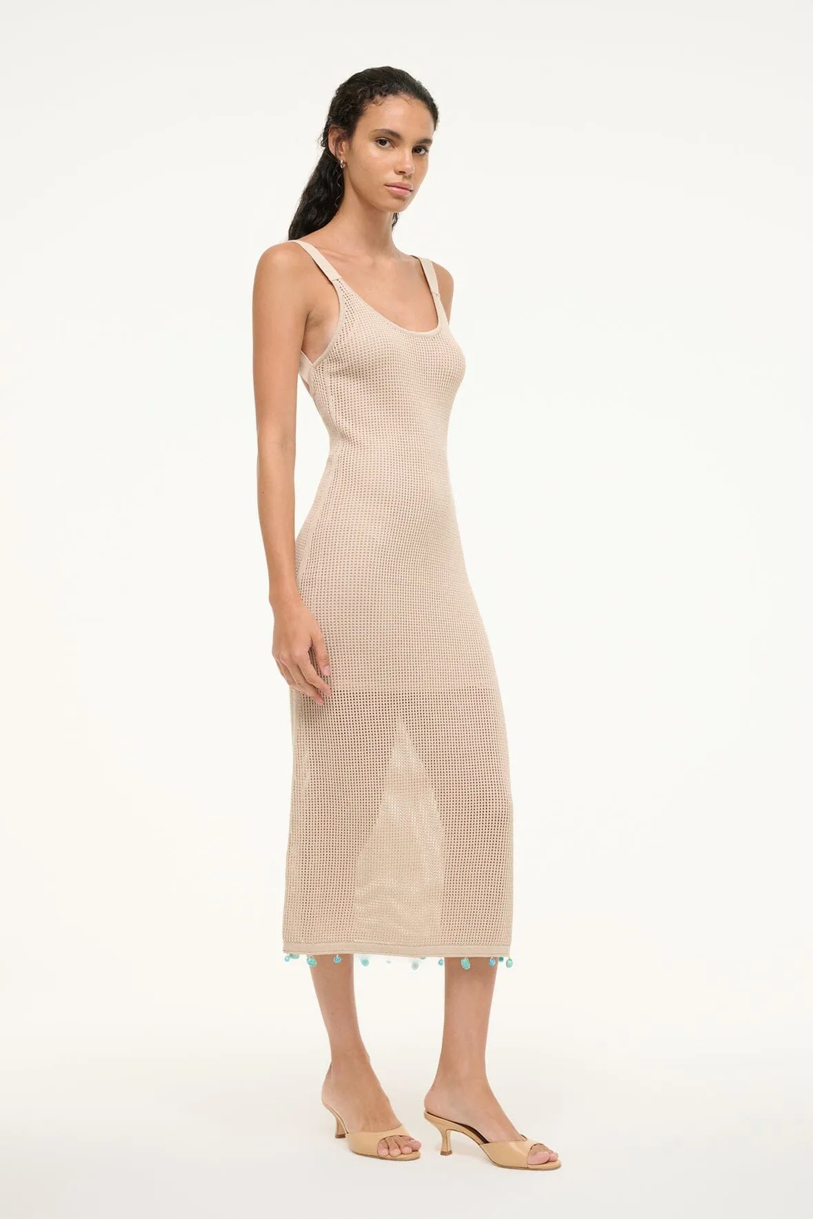 FLORIA DRESS | NATURAL sold by STAUD product image thumbnail 3