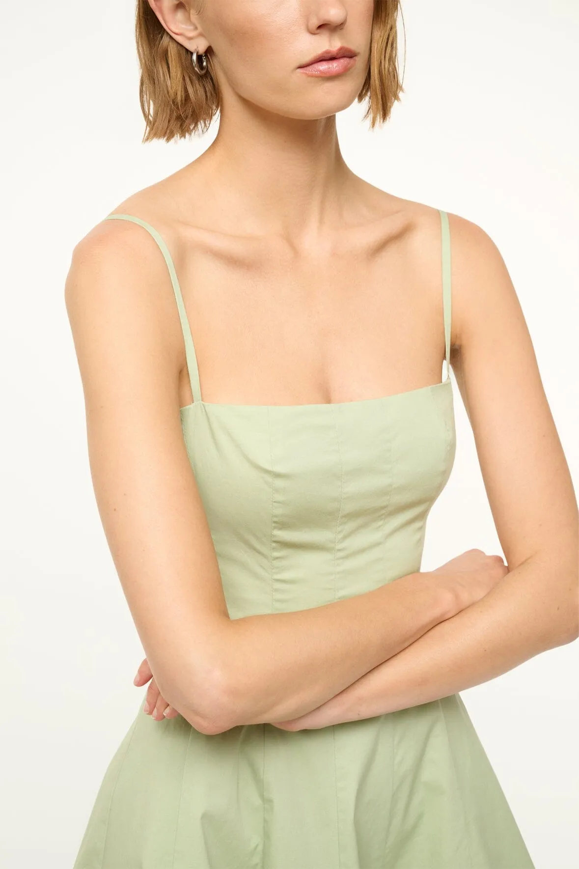WYLIE MINI DRESS | PALE JADE sold by STAUD product image thumbnail 5