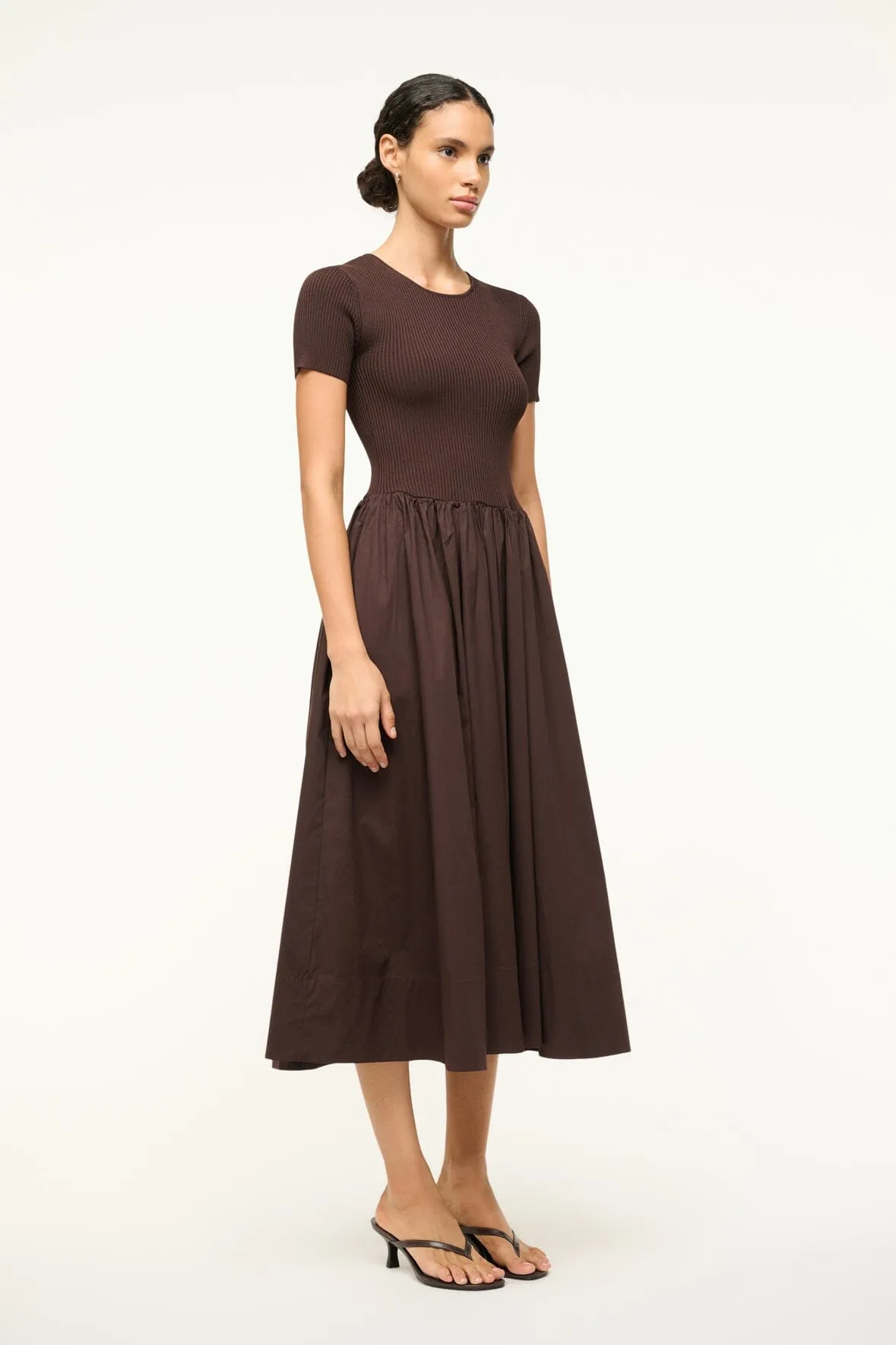YSABEL DRESS | EARTH sold by STAUD product image thumbnail 3