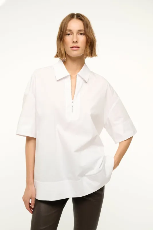 YVETTE TOP | WHITE sold by STAUD