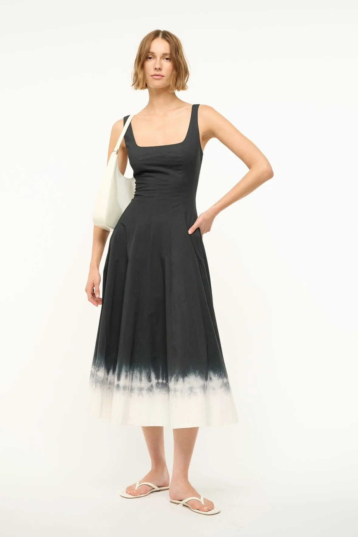 WELLS DRESS | ONYX TIE DYE sold by STAUD product image thumbnail 3