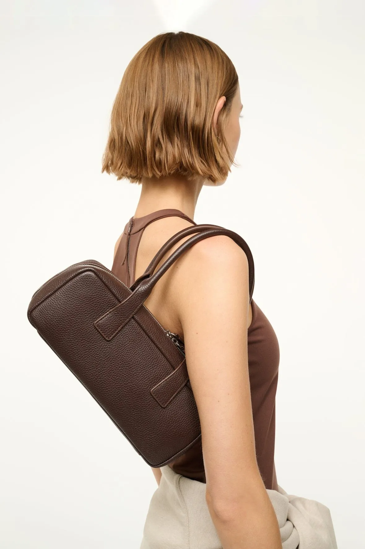 THE DUDE SHOULDER BAG | ESPRESSO sold by STAUD product image thumbnail 2