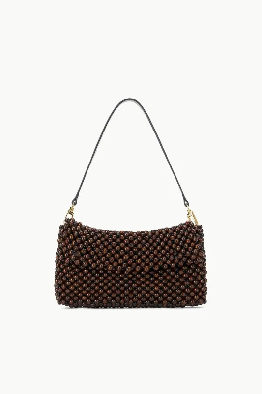 TIMMY SHOULDER BAG | DARK BROWN made by STAUD