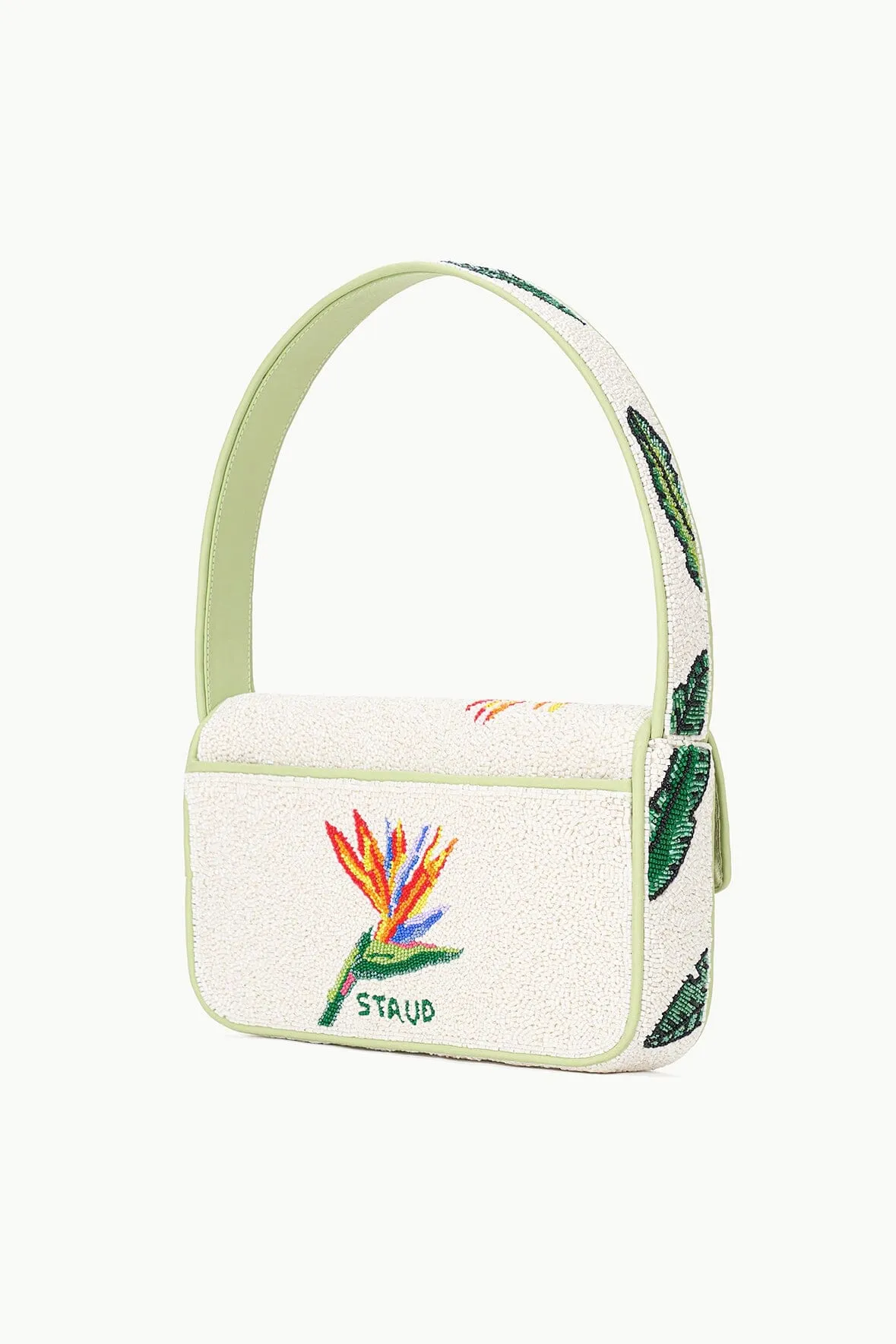 TOMMY BEADED BAG | BIRDS OF PARADISE sold by STAUD product image thumbnail 3