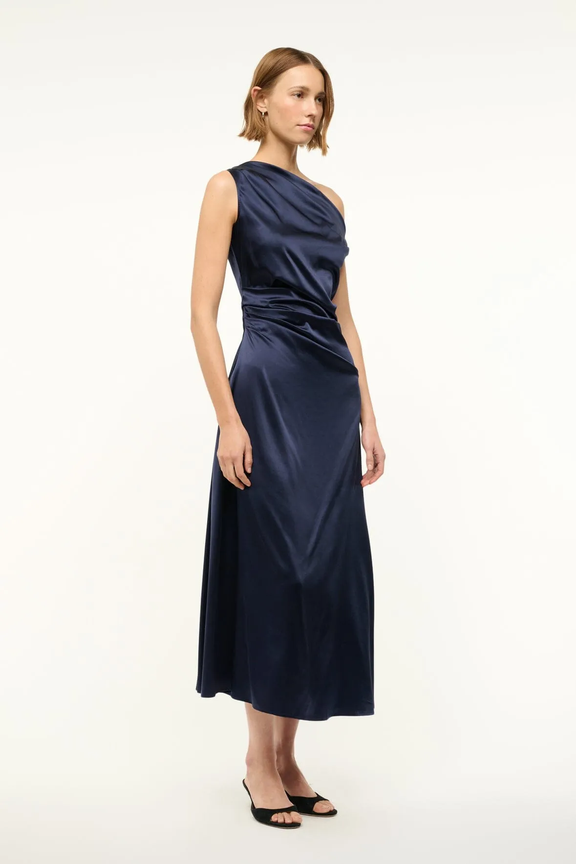 PHARE SILK DRESS | NAVY sold by STAUD product image thumbnail 2