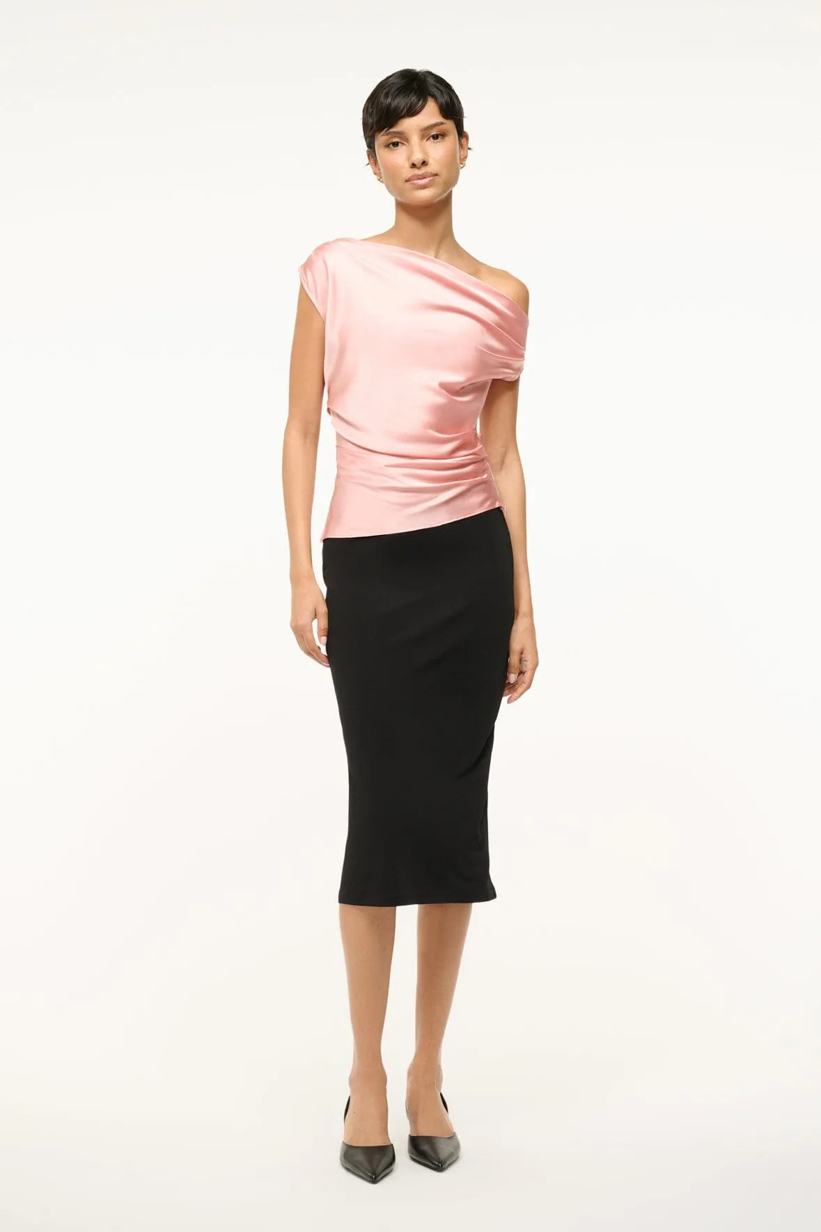 PHARE SILK TOP | ROSE sold by STAUD product image thumbnail 4