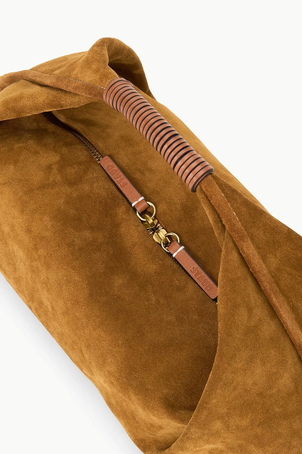 MINI RONNIE BAG | TAN SUEDE sold by STAUD product image thumbnail 5