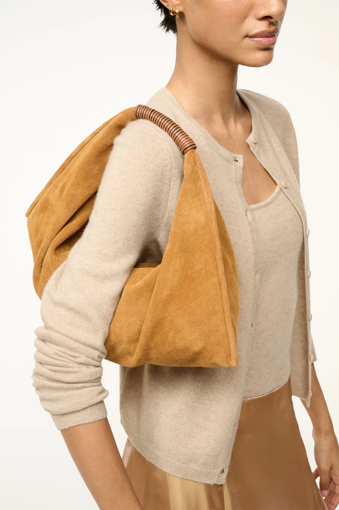 MINI RONNIE BAG | TAN SUEDE sold by STAUD product image thumbnail 2