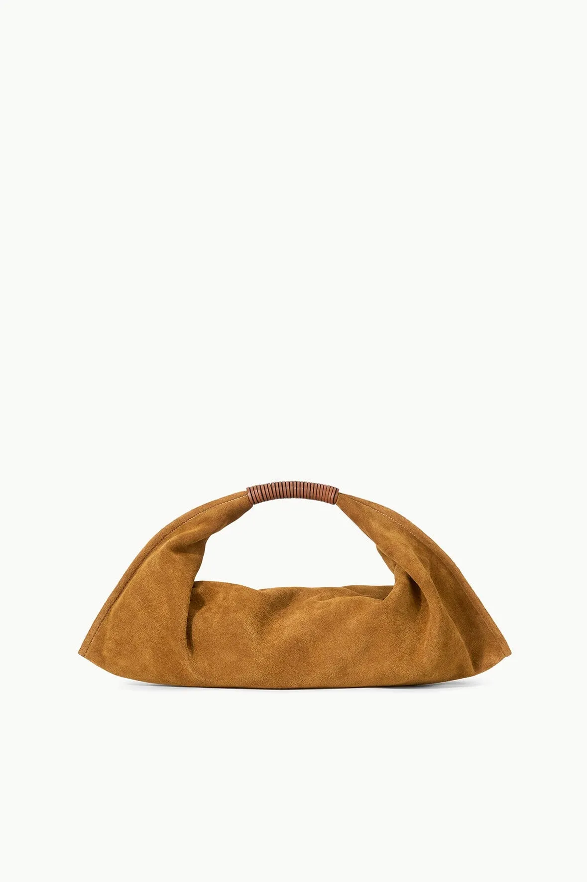 MINI RONNIE BAG | TAN SUEDE sold by STAUD