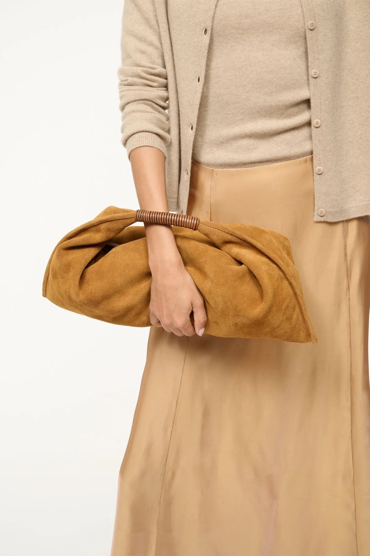 MINI RONNIE BAG | TAN SUEDE sold by STAUD product image thumbnail 4