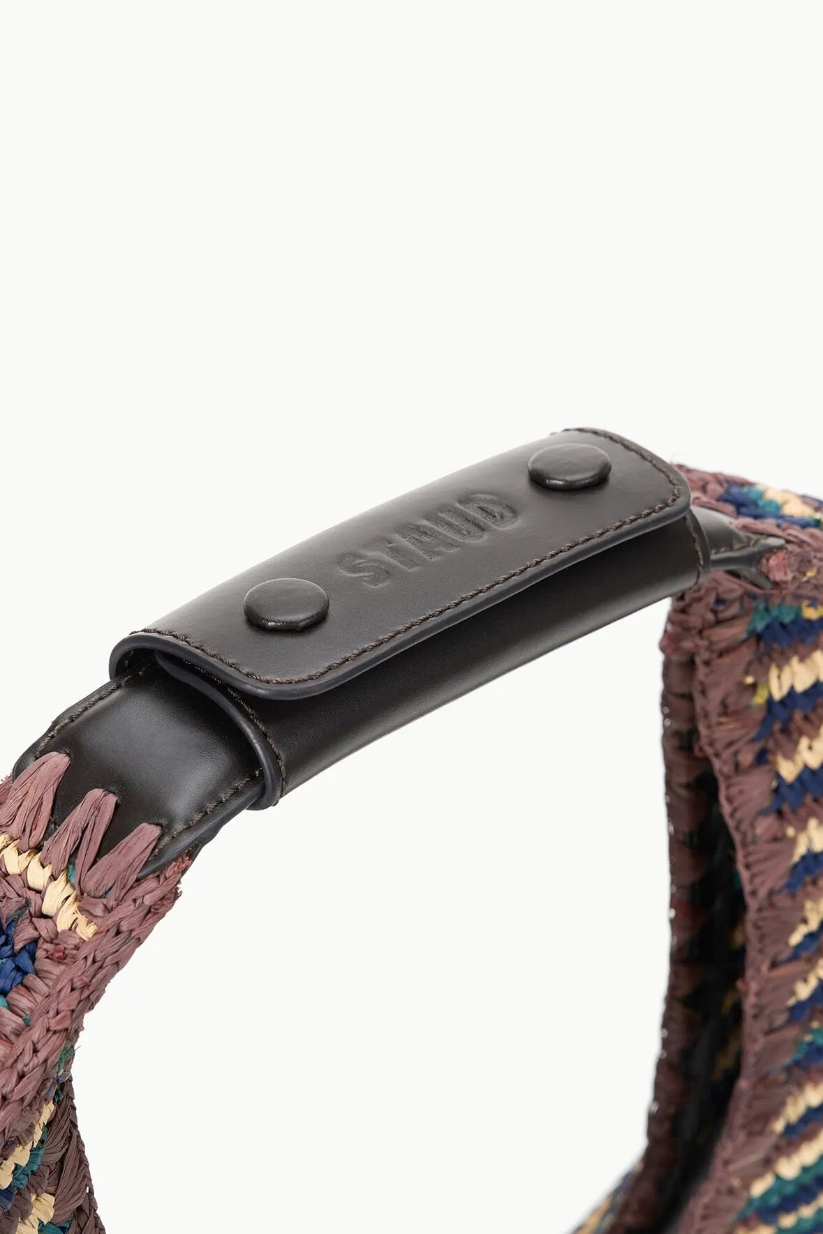 MOON RAFFIA TOTE BAG | MIXED RAFFIA sold by STAUD product image thumbnail 4