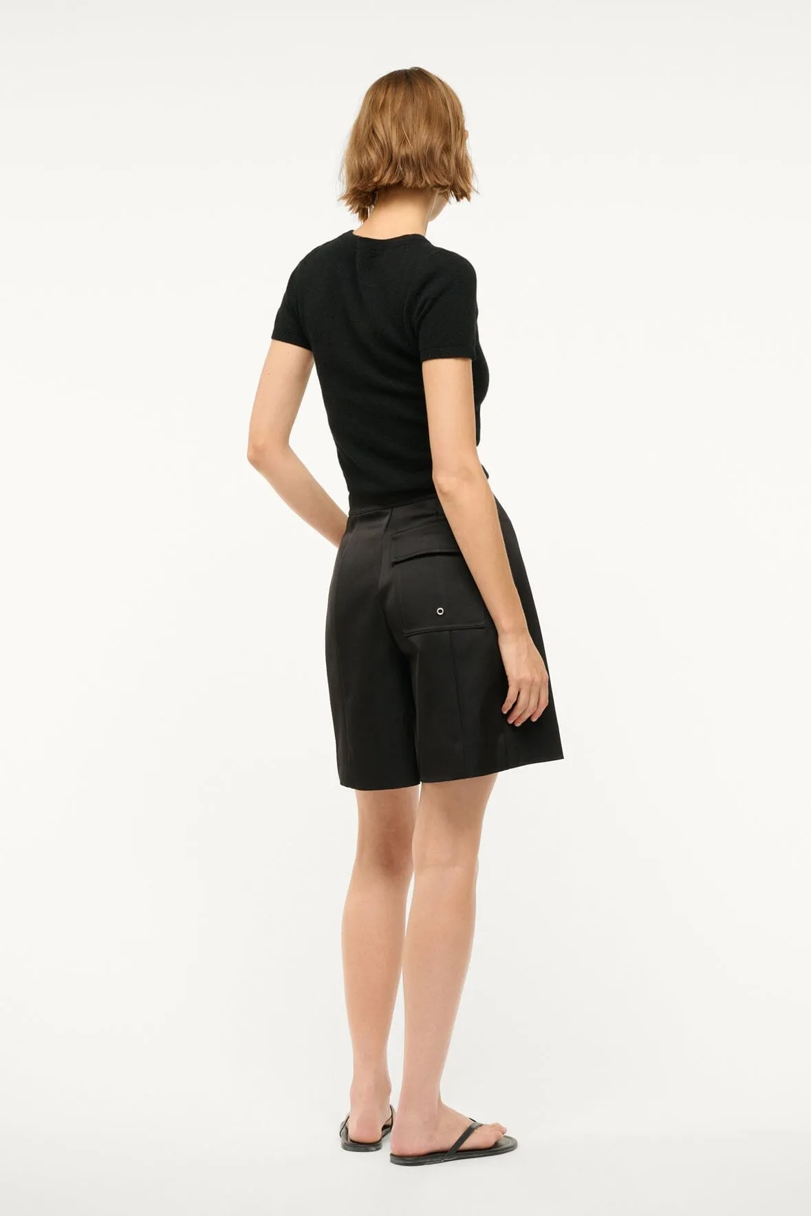 MENDOZA SHORT | BLACK sold by STAUD product image thumbnail 5