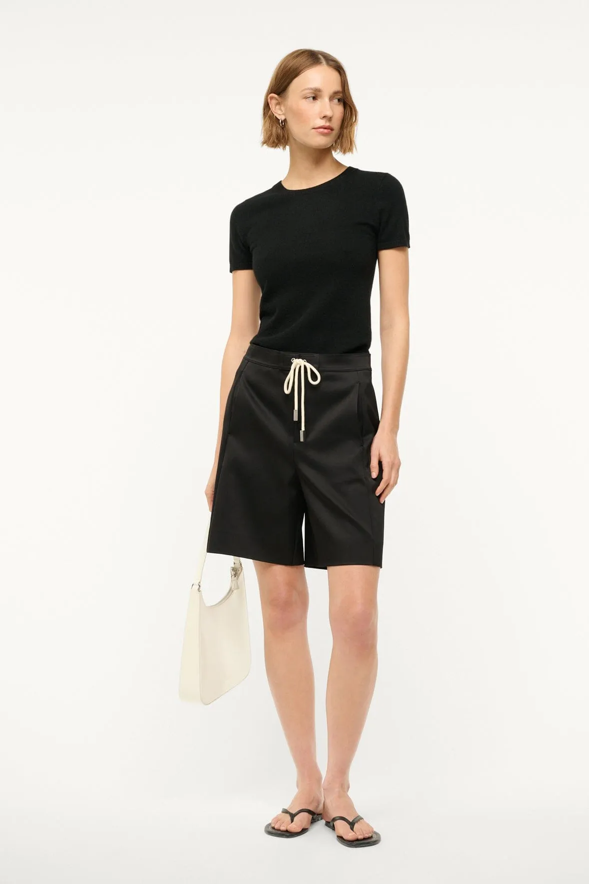 MENDOZA SHORT | BLACK sold by STAUD product image thumbnail 3