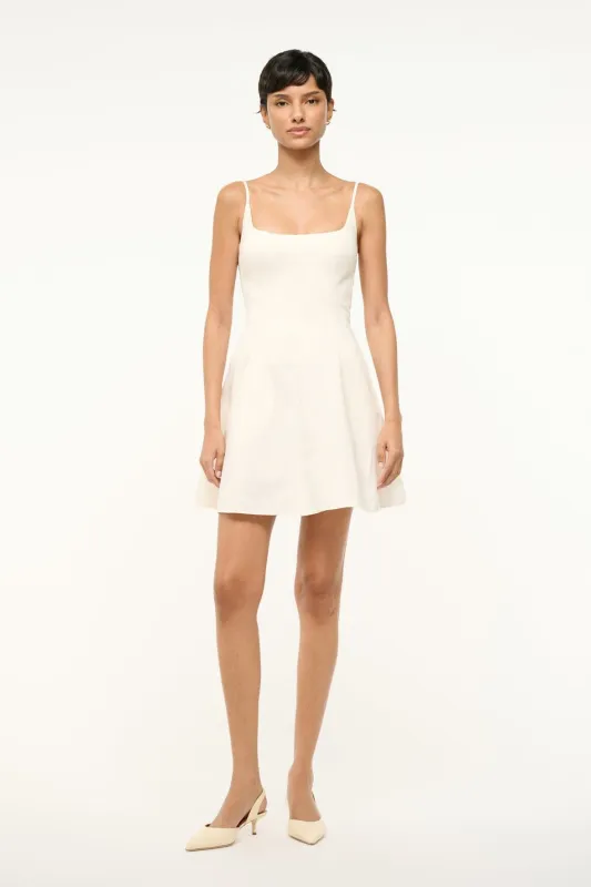 JOY MINI DRESS | IVORY sold by STAUD