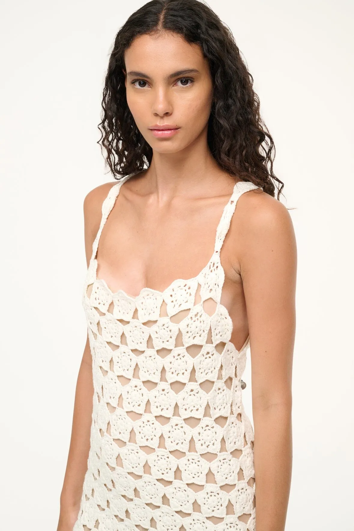 HOYA MINI DRESS | IVORY sold by STAUD product image thumbnail 2