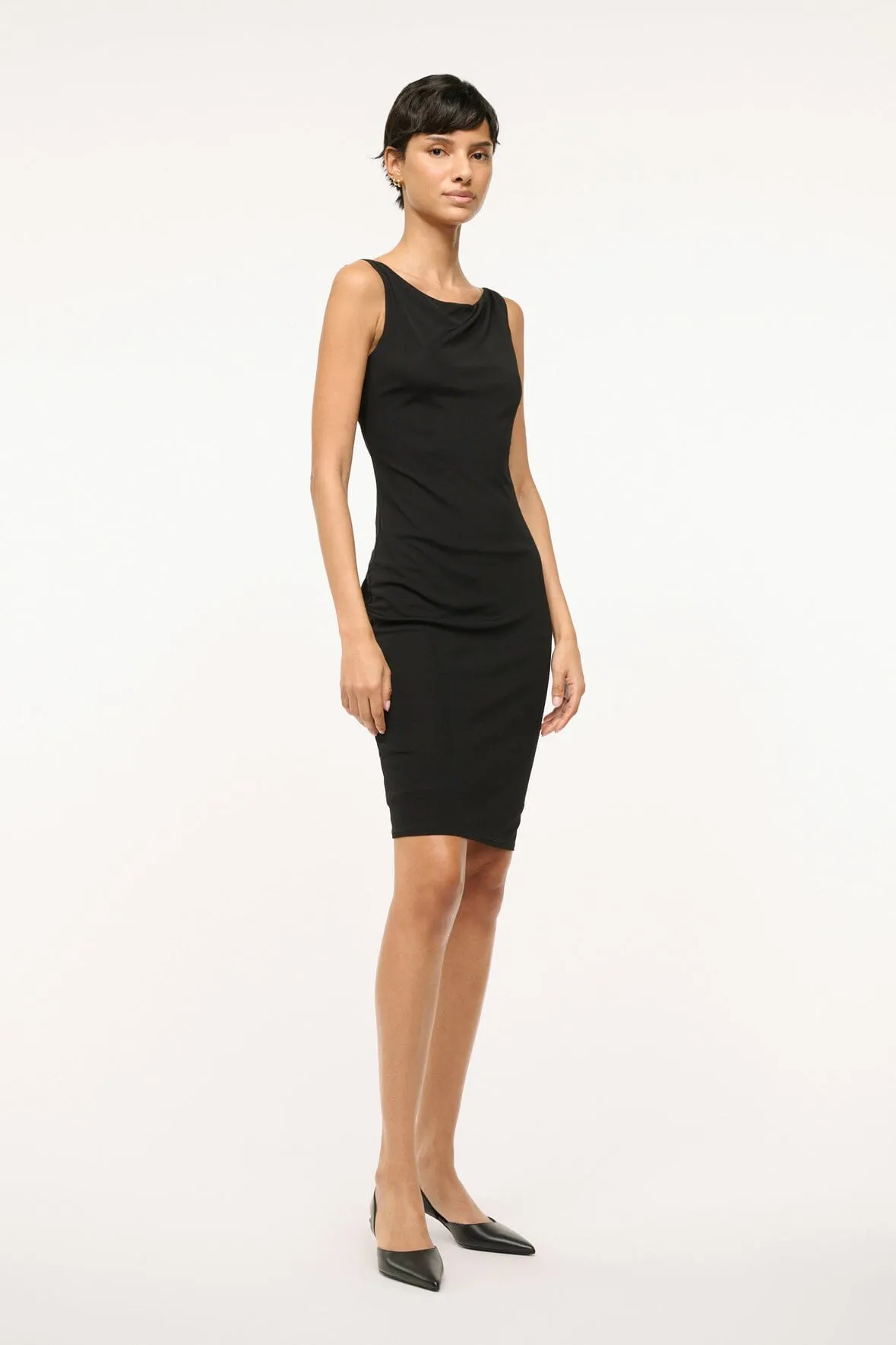 LILA DRESS | BLACK sold by STAUD product image thumbnail 3
