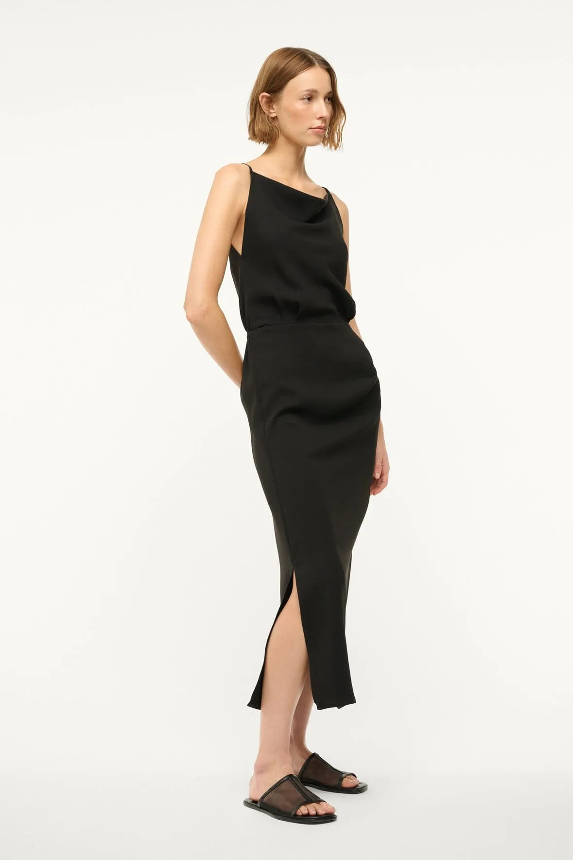 HILDA DRESS | BLACK sold by STAUD product image thumbnail 2