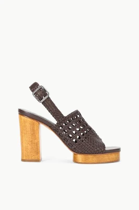 MARTINA PLATFORM | ESPRESSO sold by STAUD