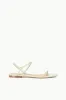 LAUREL SANDAL | PALE JADE sold by STAUD