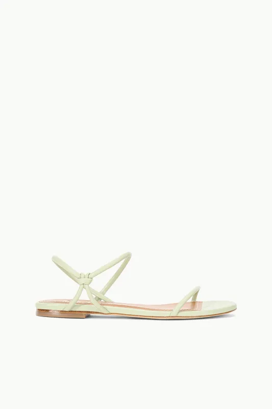LAUREL SANDAL | PALE JADE sold by STAUD