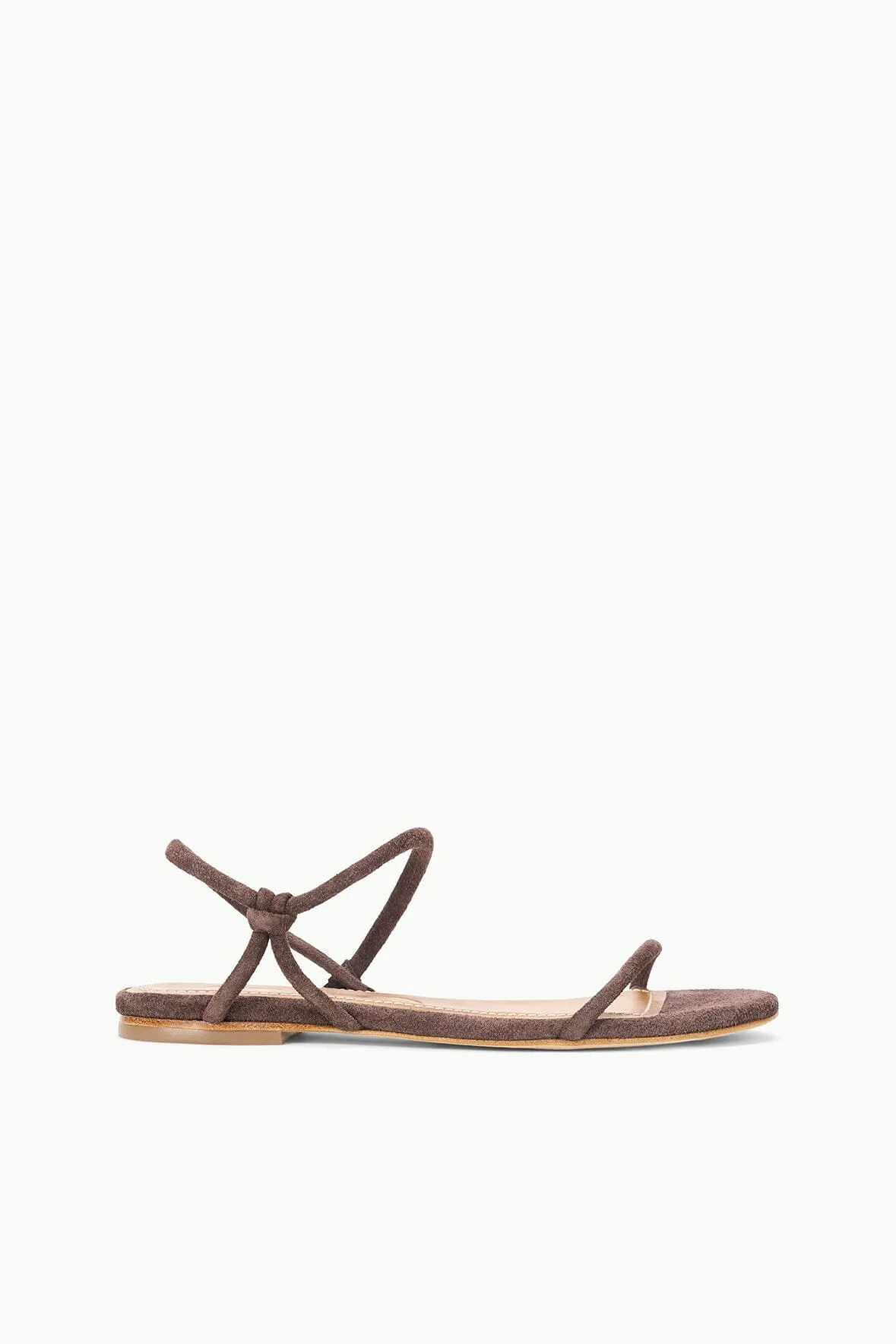 LAUREL SANDAL | MAHOGANY sold by STAUD