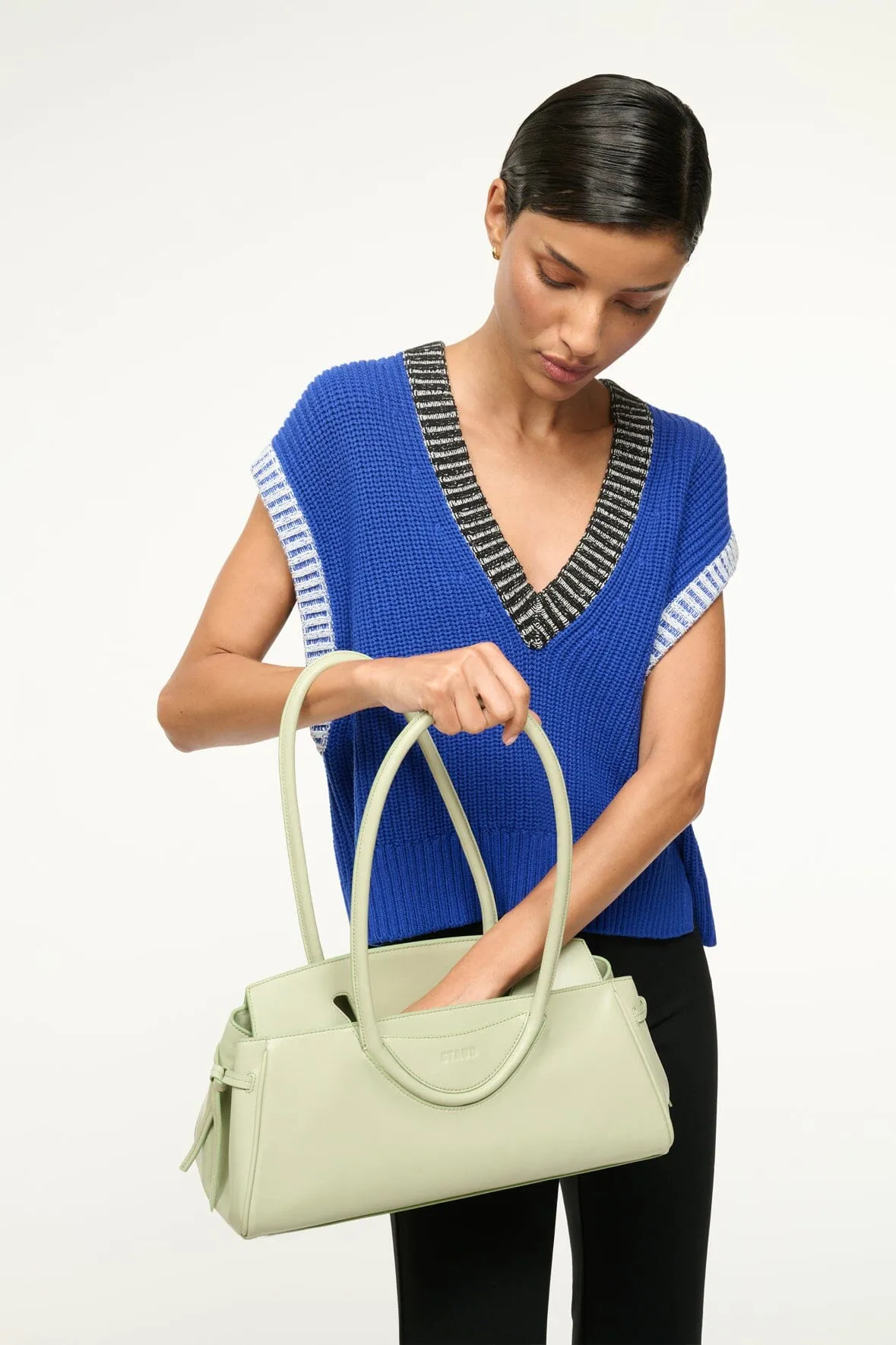 MAUDE SHOULDER BAG | PALE JADE sold by STAUD product image thumbnail 4