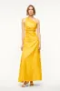 ESTE SILK DRESS | SUNSET GOLD sold by STAUD