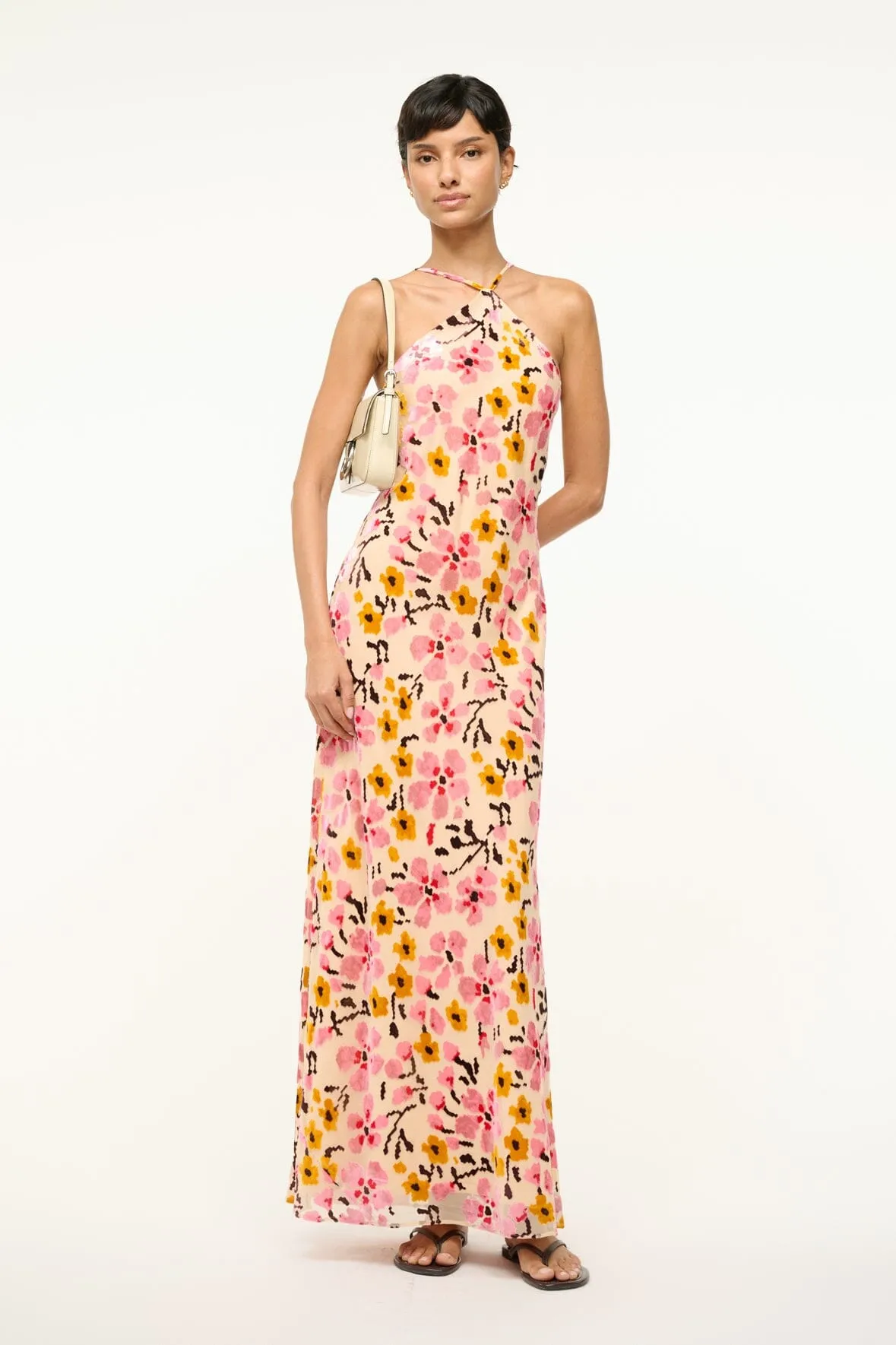 CUBISM DRESS | BLOSSOM FLORAL TAPESTRY sold by STAUD product image thumbnail 3
