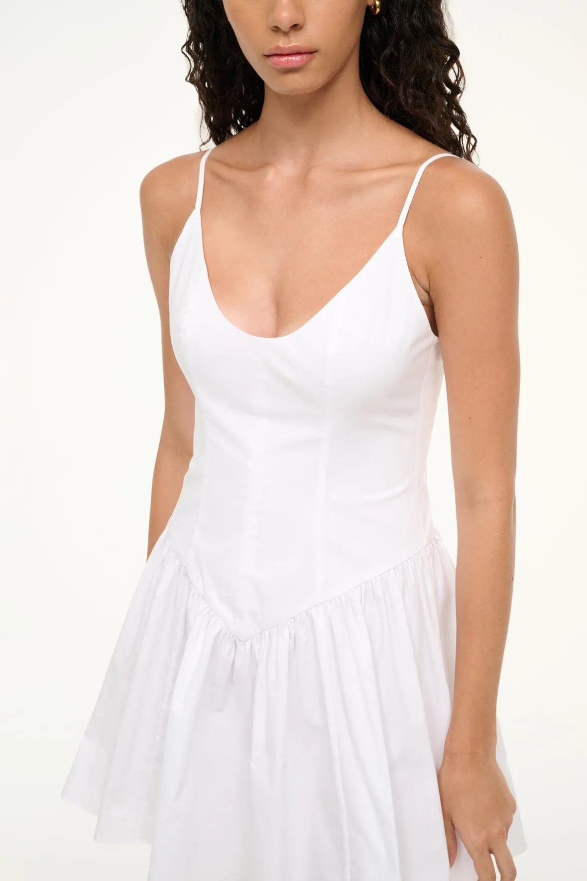 DENA MINI DRESS | WHITE sold by STAUD product image thumbnail 2