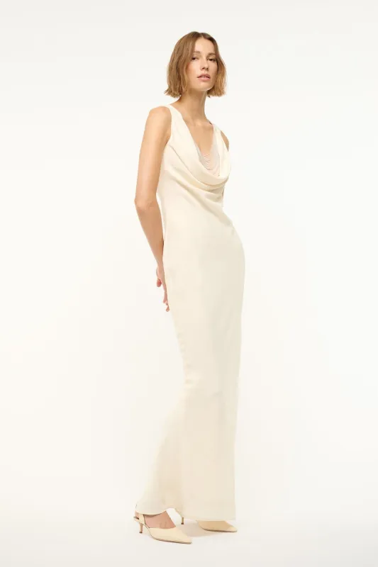 GIA DRESS | IVORY sold by STAUD