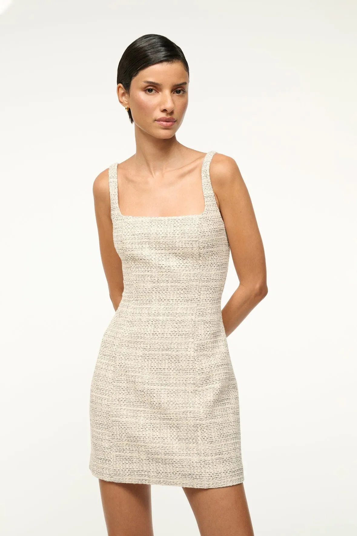 EDIE MINI DRESS | IVORY MULTI sold by STAUD product image thumbnail 2
