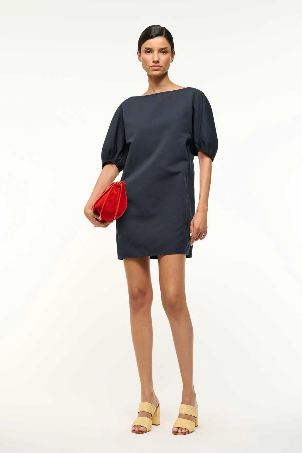 DIDI DRESS | NAVY sold by STAUD product image thumbnail 5