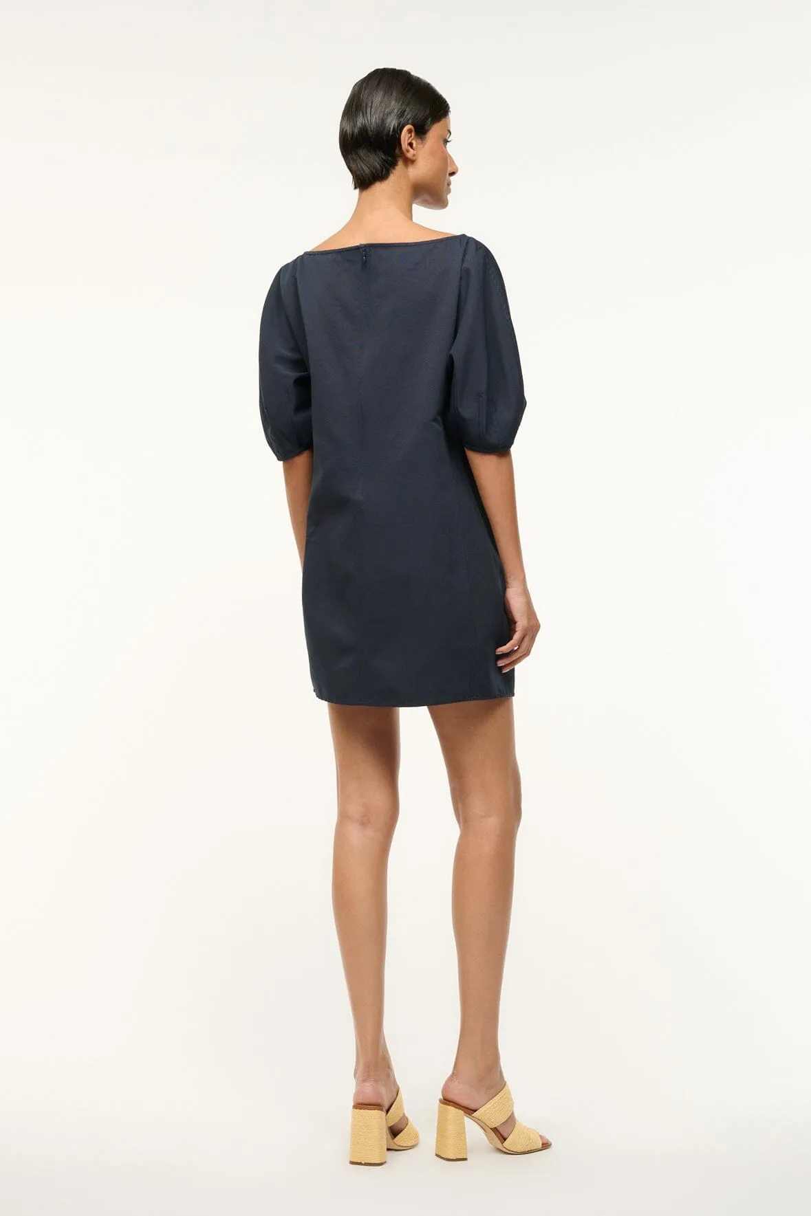 DIDI DRESS | NAVY sold by STAUD product image thumbnail 4