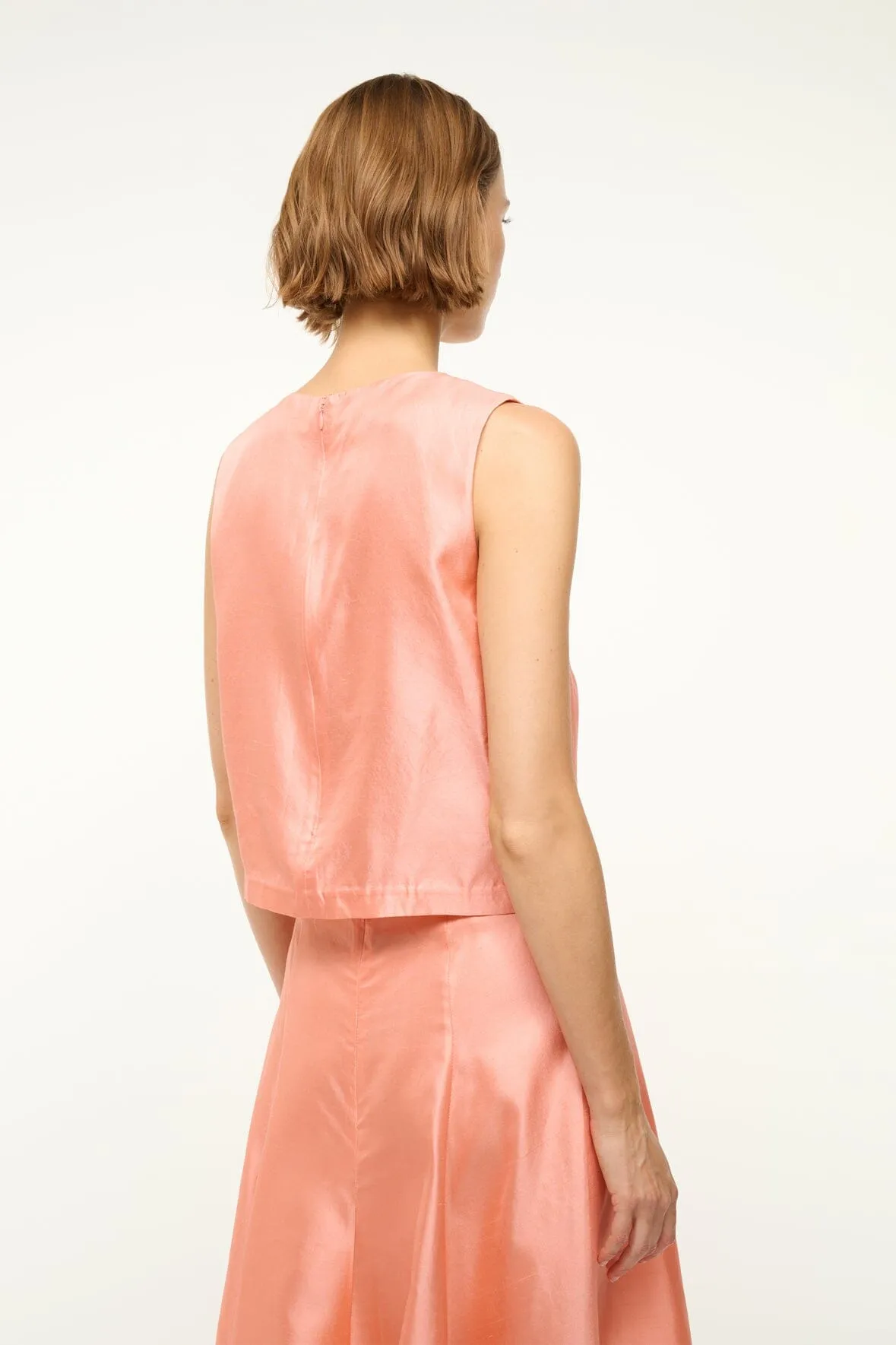 CASSIA SILK TOP | CARNATION sold by STAUD product image thumbnail 4