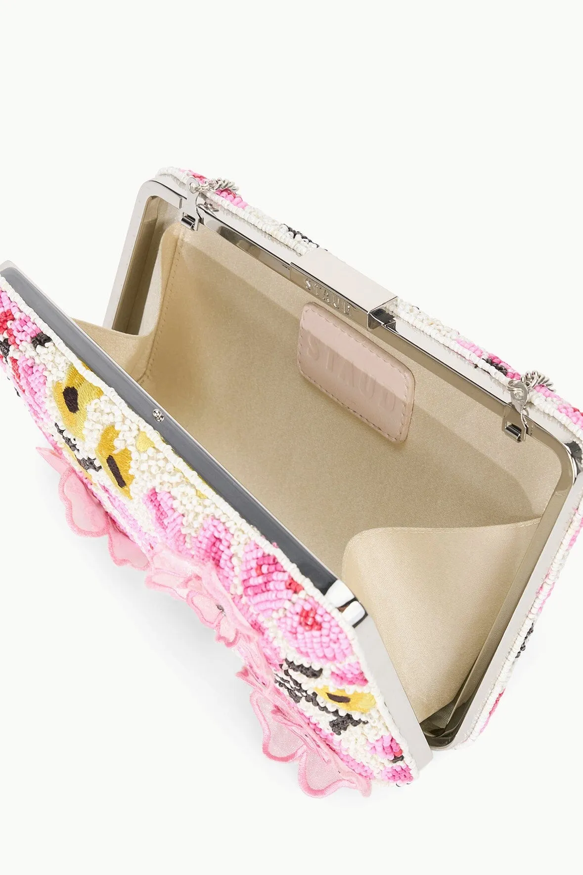 CARMELLA BEADED CLUTCH | BLOSSOM FLORAL sold by STAUD product image thumbnail 5