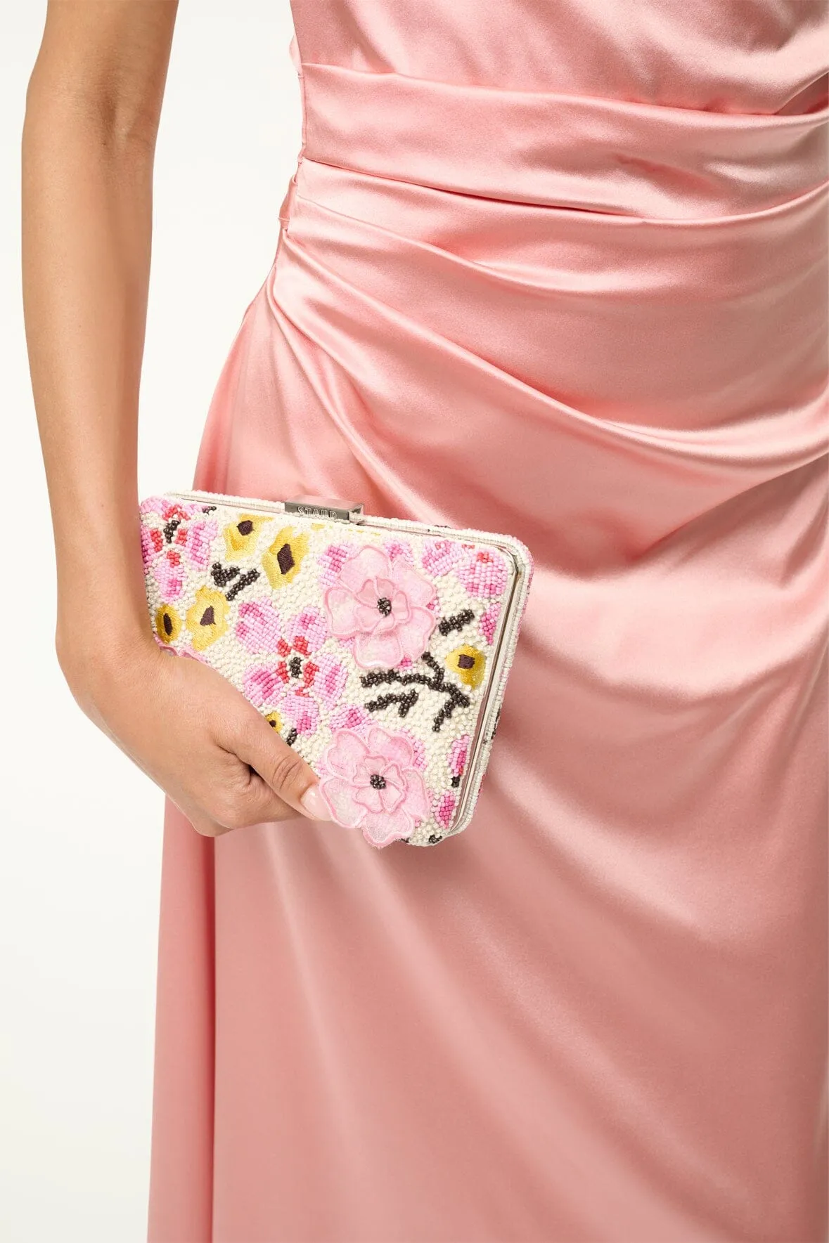 CARMELLA BEADED CLUTCH | BLOSSOM FLORAL sold by STAUD product image thumbnail 2