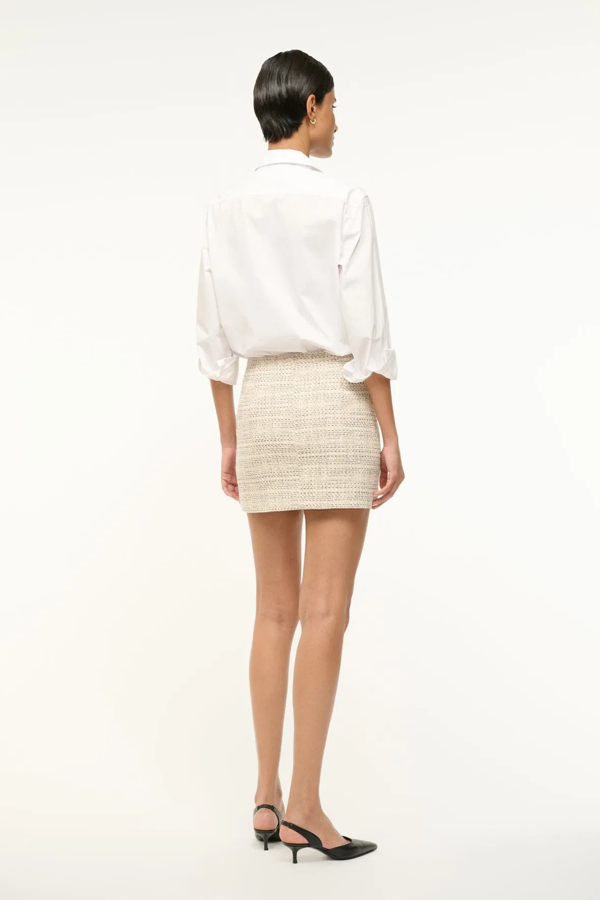 ANITA SKIRT | IVORY MULTI sold by STAUD product image thumbnail 3