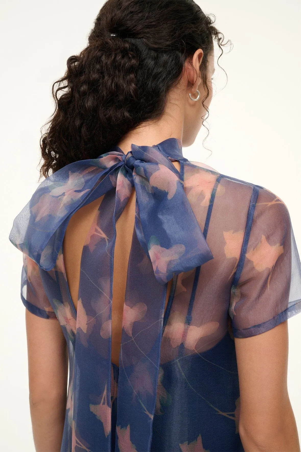 CALLUNA DRESS | BOTANICAL NAVY sold by STAUD product image thumbnail 5