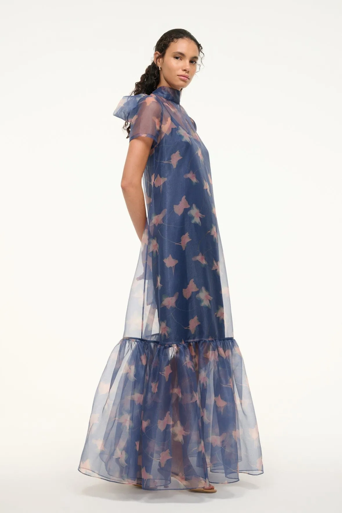 CALLUNA DRESS | BOTANICAL NAVY sold by STAUD product image thumbnail 2