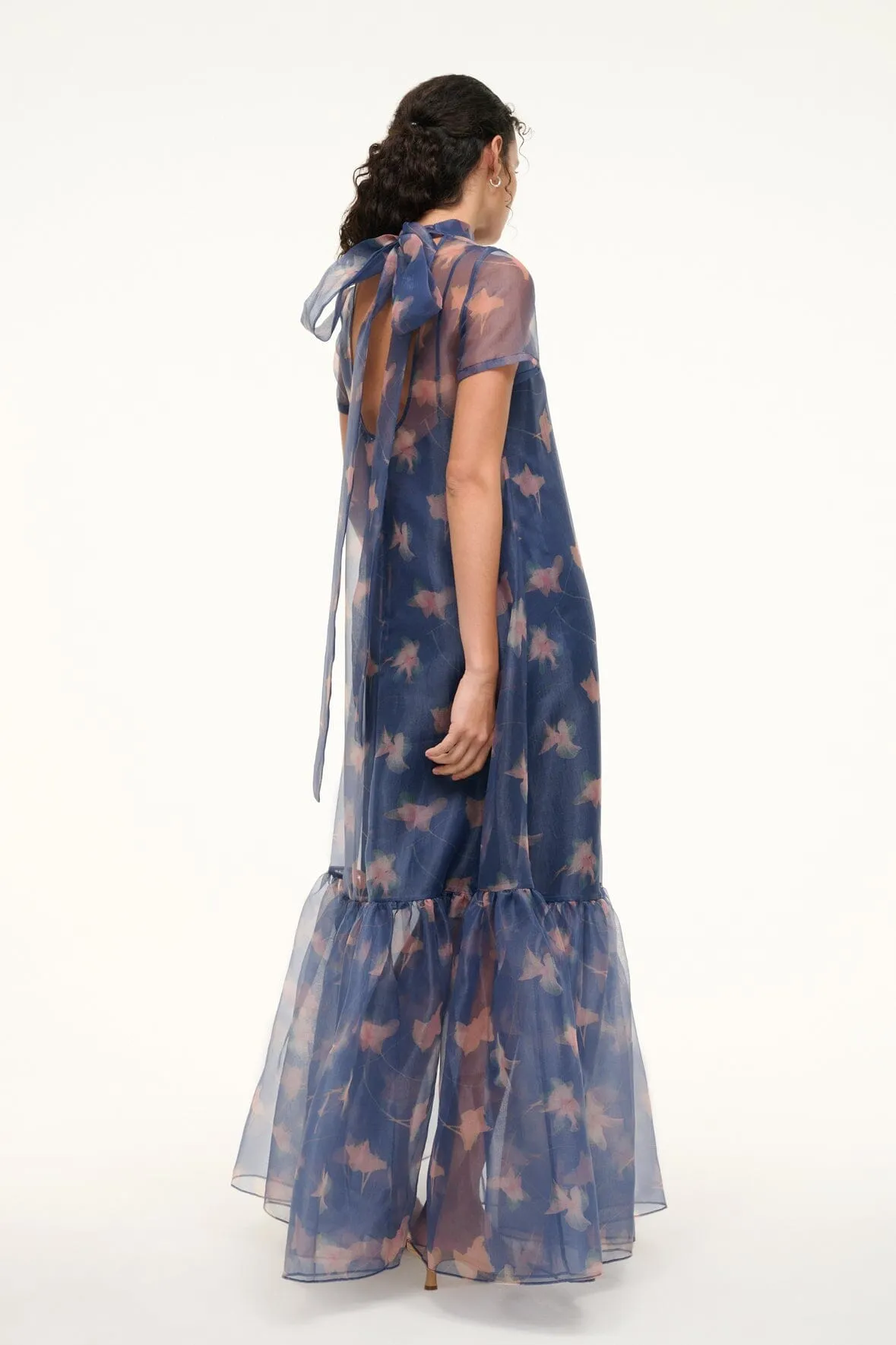 CALLUNA DRESS | BOTANICAL NAVY sold by STAUD product image thumbnail 4