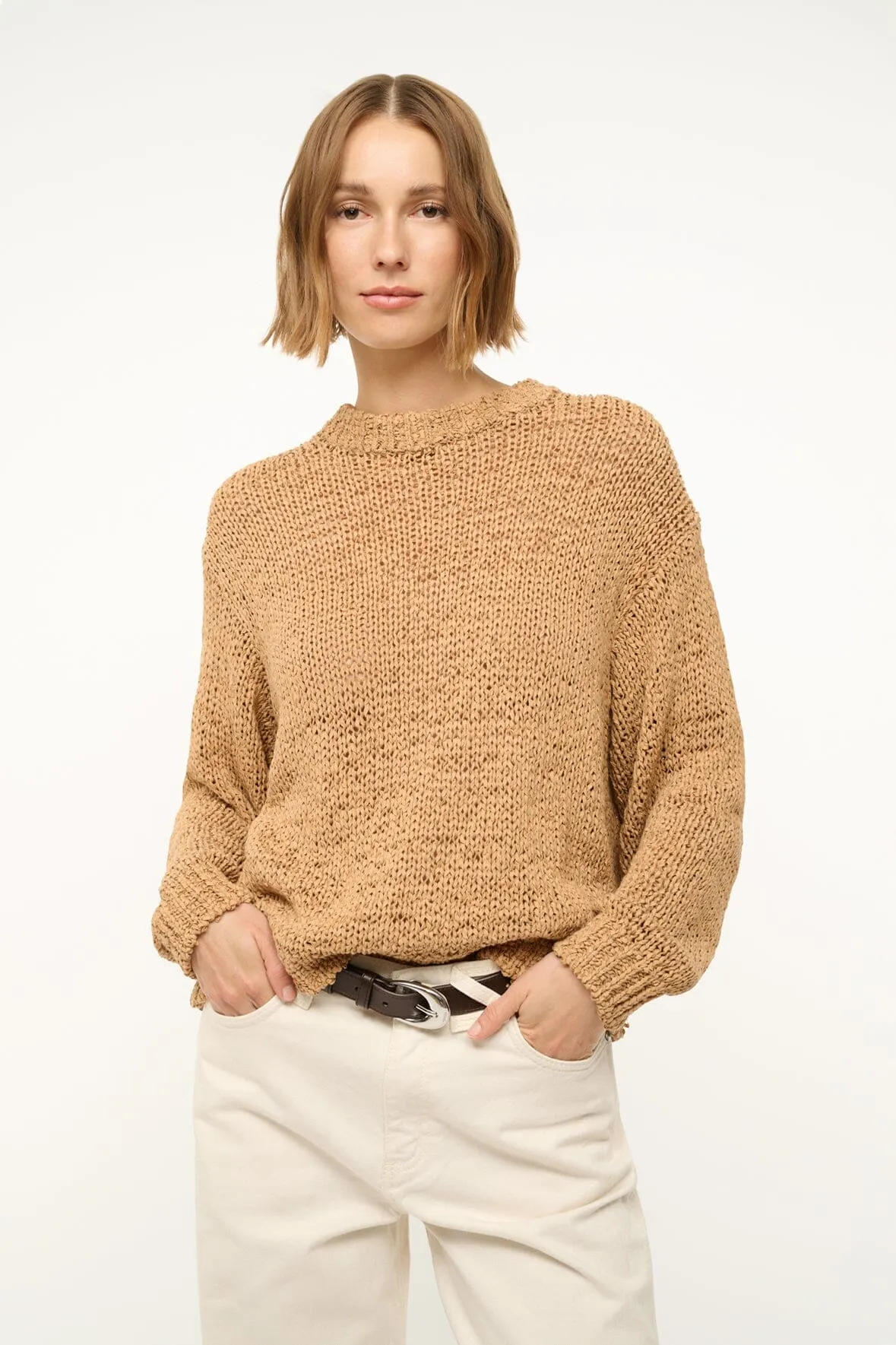 CALA SWEATER | CAMEL sold by STAUD product image thumbnail 2