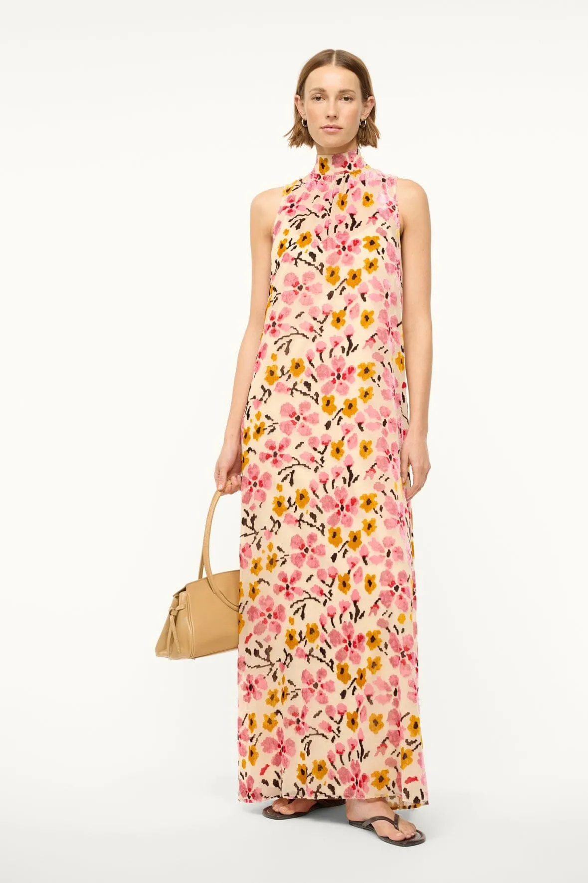 ALBEE DRESS | BLOSSOM FLORAL TAPESTRY sold by STAUD product image thumbnail 5